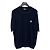 Dior Kurzärmeliges Strick-T-Shirt mit CD DIAMOND Logo Schwarz