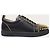 Christian Louboutin Sneaker Black Gold Rush Spike Nero - vista 2