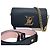 Louis Vuitton Lockme Tender Umhängetasche mit Kette Schwarz