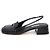 Miu Miu Décolleté slingback in vernice Nero