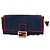 Fendi Borsa Baguette Denim Large Multicolore