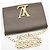 Louis Vuitton Borsa a tracolla Louise GM in pelle taupe con catena dorata - vista 3