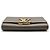 Louis Vuitton Borsa a tracolla Louise GM in pelle taupe con catena dorata - vista 5