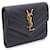 Saint Laurent Monogram Compact Damengeldbörse Schwarz  - Ansicht 2