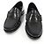 Céline Mocassini Ruko in pelle di vitello lucida nera da donna Nero