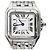 Cartier Panda Stahl-Uhr Mehrfarben