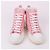 Louis Vuitton Sneakers high-top in denim rosa da donna - vista 2