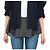 Sacai Kurzärmelige Jeans-Strickjacke für Damen Schwarz - Ansicht 10