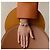 Hermès Bracciale Story Click Clack Bottes da donna Arancione - vista 3