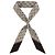 Gucci Foulard in seta skinny GG Twilly Marrone - vista 3