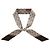 Gucci Foulard in seta skinny GG Twilly Marrone - vista 6