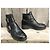 Botines Ash de cuero negro con hebillas - vista 2