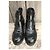 Botines Ash de cuero negro con hebillas - vista 4