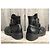 Botines Ash de cuero negro con hebillas - vista 6