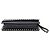 Valentino Clutch Rockstud in pelle nera e metallo dorato Nero - vista 6