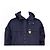 Louis Vuitton Jaqueta Bomber de Nylon com Capuz Impermeável Masculina Azul - vista 2