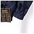 Louis Vuitton Jaqueta Bomber de Nylon com Capuz Impermeável Masculina Azul - vista 3