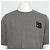 Hermès Graues Kurzarm-T-Shirt für Herren aus Baumwolle mit Mini-Lederpatch Braun - Ansicht 2