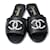 Chanel Sandali con perle e logo CC Nero  - vista 1