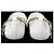 Chanel Ballerine classiche con catena piatte Bianco - vista 3