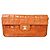 Chanel Borsa a Spalla Patent Chocolate Bar Arancione