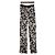 Tom Ford Pantaloni per pigiama da uomo in seta con stampa floreale bianco e nero