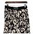 Tom Ford Pantaloni per pigiama da uomo in seta con stampa floreale bianco e nero - vista 2