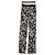 Tom Ford Pantaloni per pigiama da uomo in seta con stampa floreale bianco e nero - vista 4
