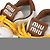Miu Miu Ledersneaker Braun - Ansicht 9