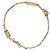 Saint Laurent Pulseira de Charme Cassandra em Metal e Strass Dourado - vista 5