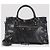 Balenciaga Le City Medium Bag con accenti Vintage Gold Nero - vista 5