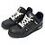 Louis Vuitton Sneakers Trainer in pelle di vitello monogramma nero - vista 3