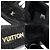 Louis Vuitton Sneakers Trainer in pelle di vitello monogramma nero - vista 7