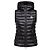 Moncler Chaleco acolchado con capucha Glycos Black Negro