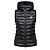 Moncler Chaleco acolchado con capucha Glycos Black Negro - vista 2