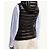 Moncler Chaleco acolchado con capucha Glycos Black Negro - vista 3