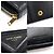 Saint Laurent Gestepptes Joan Compact Wallet aus glattem schwarzem Kalbsleder - Ansicht 7
