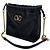 Valentino Borsa a tracolla a secchiello con catena e coulisse Nero - vista 3