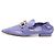 Bottega Veneta Mocassini piatti Madame da donna in agnello viola con dettagli placcati oro Porpora - vista 4