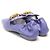 Bottega Veneta Mocassini piatti Madame da donna in agnello viola con dettagli placcati oro Porpora - vista 5