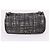 Prada Zweifarbige Tweed-Schultertasche mit Kette Braun - Ansicht 5