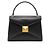 Valentino One Stud Top Handle Shoulder Bag Small Black