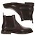 Brunello Cucinelli Waxed Calf Leather Chelsea Boots Black - view 2
