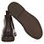 Brunello Cucinelli Waxed Calf Leather Chelsea Boots Black - view 6