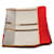 Céline Foulard in seta rosso Marrone  - vista 5