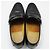 Hermès Mocassino in alligatore e coccodrillo nero con logo argento - vista 6