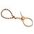Hermès Handschuhclip Schlüsselanhänger Rose Gold OR Pink