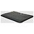 Chanel Clutch Classic Medium Black Caviar con Hardware Argentato Nero - Ansicht 4