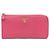 Prada Portafoglio lungo con logo dorato Rosa