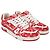 Louis Vuitton Sneakers Red Monogram Velvet Trainer Rosso